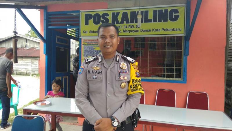 Selamat! Bhabinkamtibmas Sidomulyo Timur, Ilham Nur Terbaik di Riau